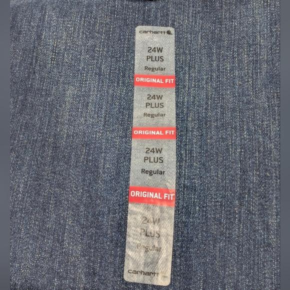 Carhartt Original-Fit Blaine Straight Jeans Women's Plus Size 24W - Picture 4 of 4